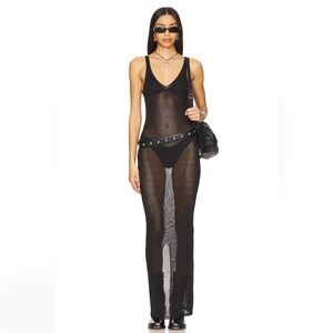 Superdown "Egon Maxi Dress" in Black